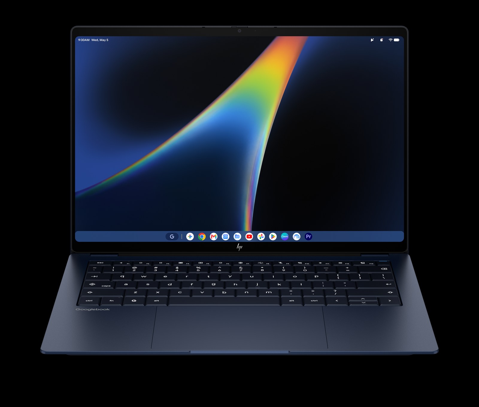 HP Googlebook 14笔记本电脑正面产品图